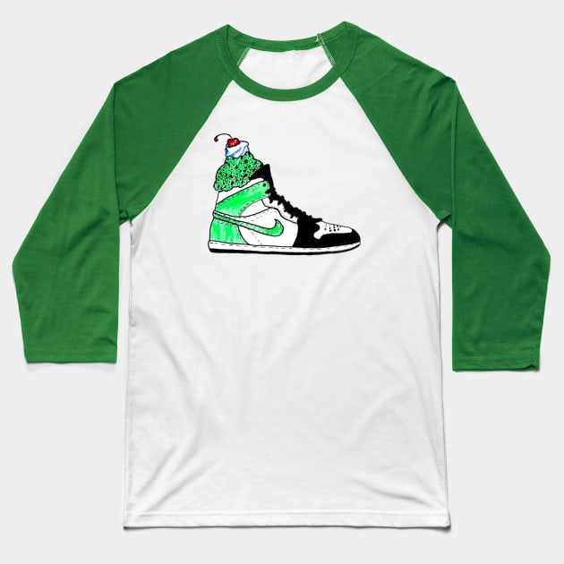 Sweet Kicks Baseball T-Shirt by Art of V. Cook